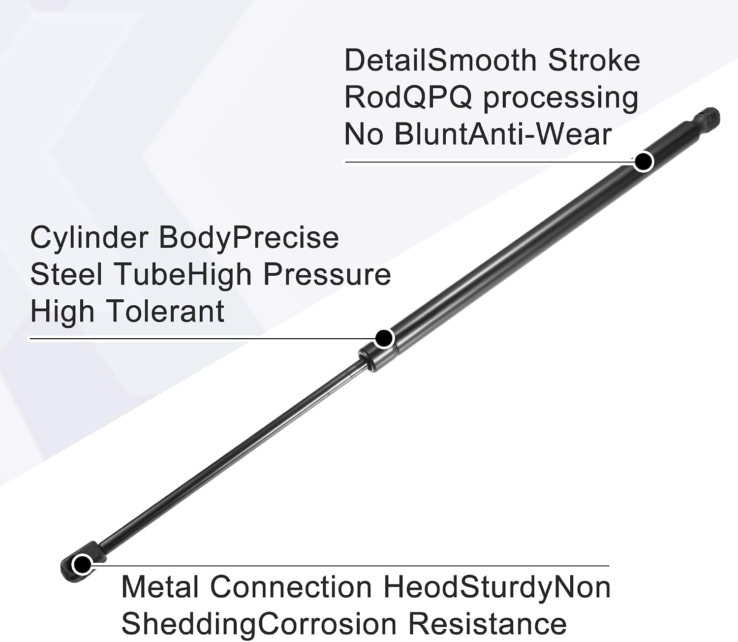 X AUTOHAUX 2pcs Upper Tailgate Lift Support Gas Struts Gas Spring Shock for Land Rover Range Rover Sport Model 2006-2011 Sport Utility without Power Gate Only