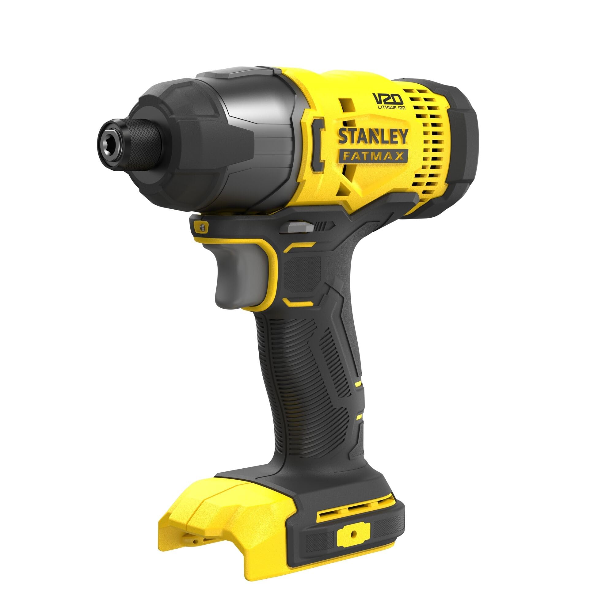 STANLEY FATMAX SFMCK465D2S-QW , Kit batteria Stanley Fatmax V20 18 V - trapano a percussione a batteria, avvitatore a percussione a batteria, 2 batterie al litio da 2,0 Ah, 1 caricatore, borsa
