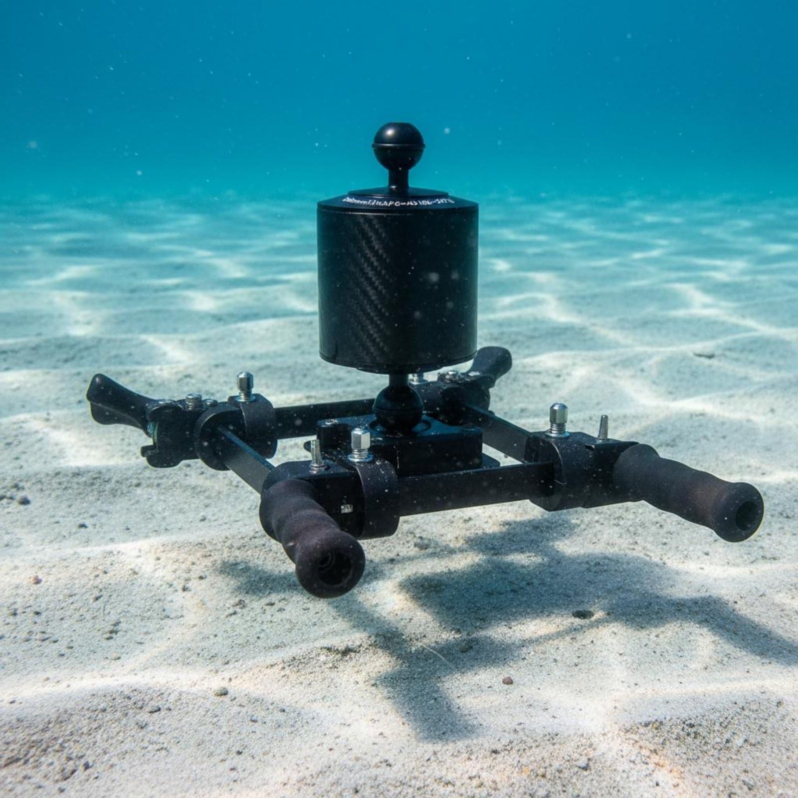 Auftriebsarm mit Doppelkugelkopf Ultraleicht Karbonfaser-Auftriebsarm und Sturdy Schwimmarm mit Doppelkugelkopf für Unterwasserfotografie