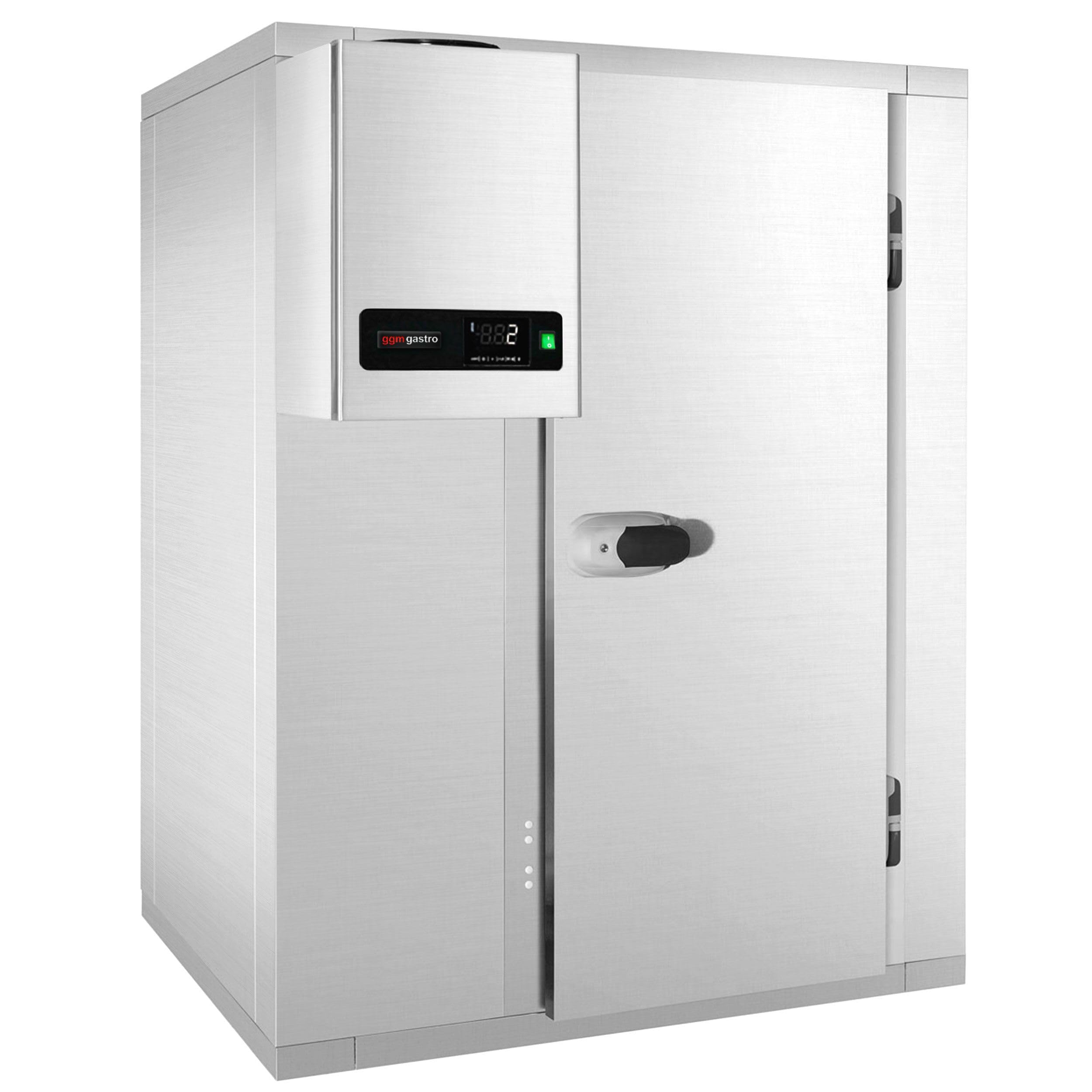 GGM Gastro | KF1212E#WKAF5END | Edelstahl Kühlzelle - 1200x1200mm - 1,8m³ - inkl. Kühlaggregat