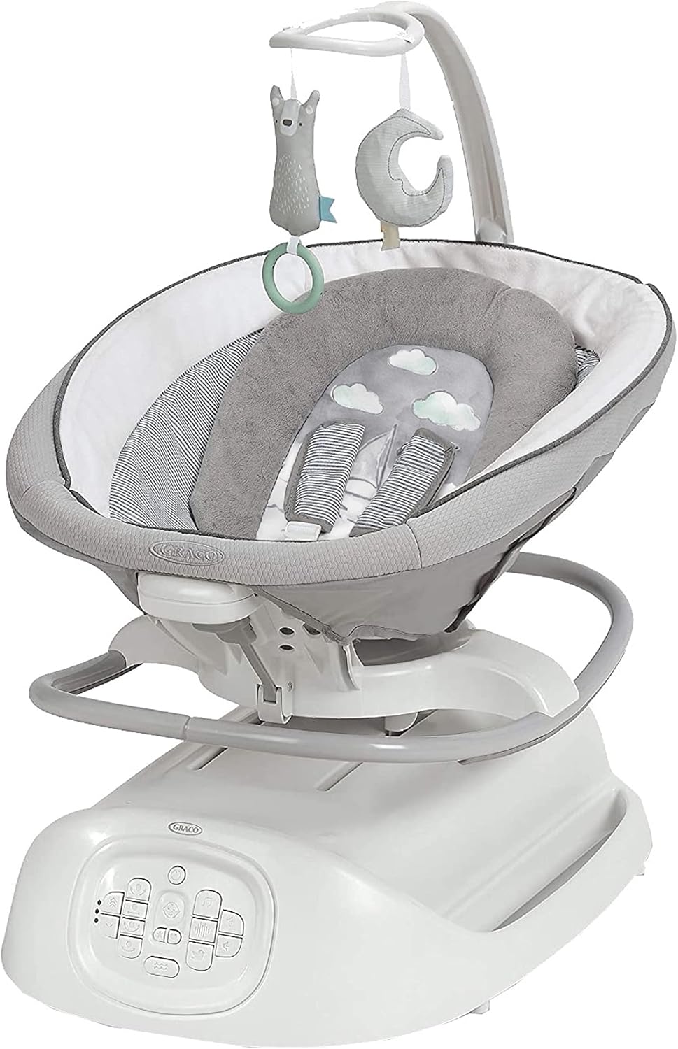 Graco Sense2Soothe Baby Swing with Cry Detection Technology, Sailor 1 Count (Pack of 1)