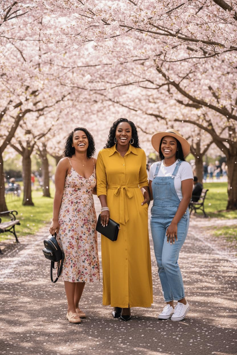 Runwind Women Church Maxi Dresses 3/4 Sleeve Button Down Print Casual Office Dress African - Image 3