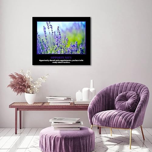 Miniatura 4 de KREATIVE ARTS Opportunity - Lienzo decorativo para pared, con citas inspiradoras y motivacionales, para el hogar y la oficina, aprovecha las