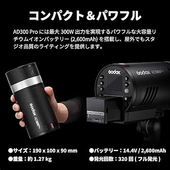 Amazon | 【国内正規品】 GODOX 大光量フラッシュ AD300 Pro