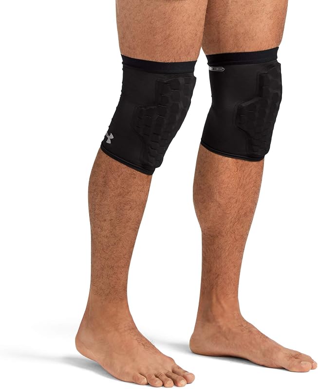 Elbow / Knee / Shin Sleeve with Pads. Multipurpose Compression and HEX Padding for Protection. Active Wear for Basketball, Football, Tennis, & Weightlifting (1 Pair) Coderas de Proteccion