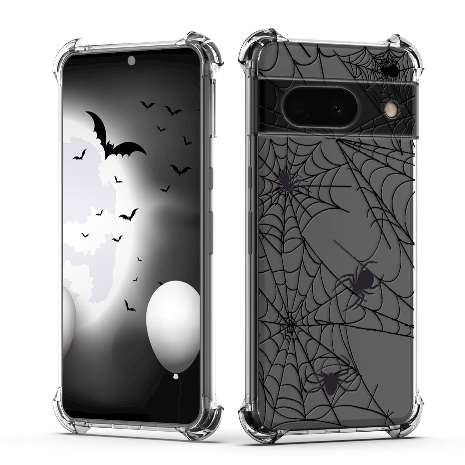 Coque Google Pixel 8A Halloween antichoc souple transparente fine - 8