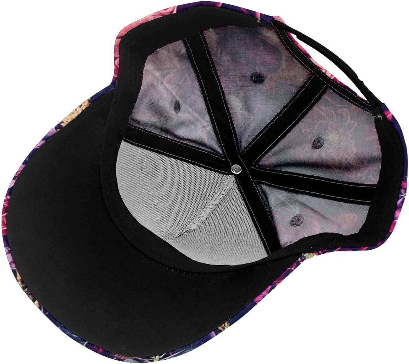 Pastel Cornflowers Floral Baseball Cap Dad Hats All-Over Print Fashion Accessory 100% Polyester Adjusts to Fit Most