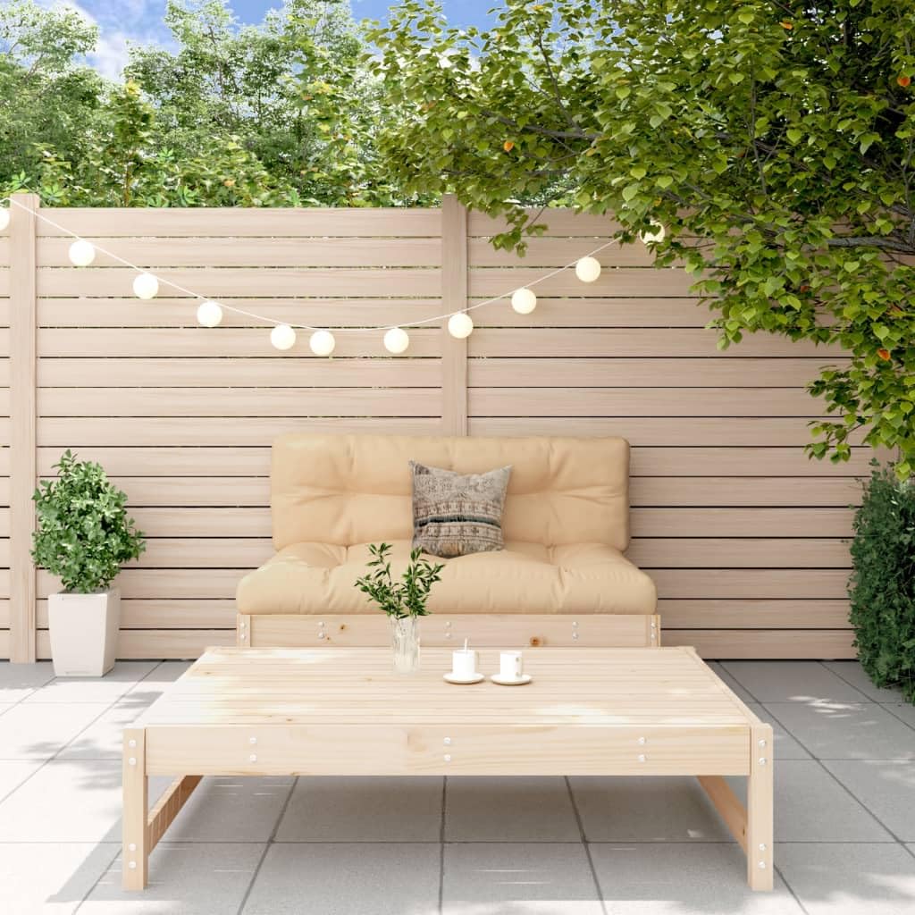 Canapé de extérieur en bois massif Tidyard pour créer un coin détente sur le balcon