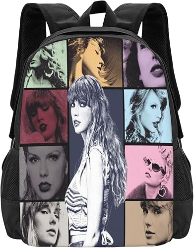 STUBBORNE Singer Casual Mochila Moda Multifuncional Mochila Ligero Viaje Portátil Mochila Mujer Fan Regalo, Coloer-1, Mochilas de viaje