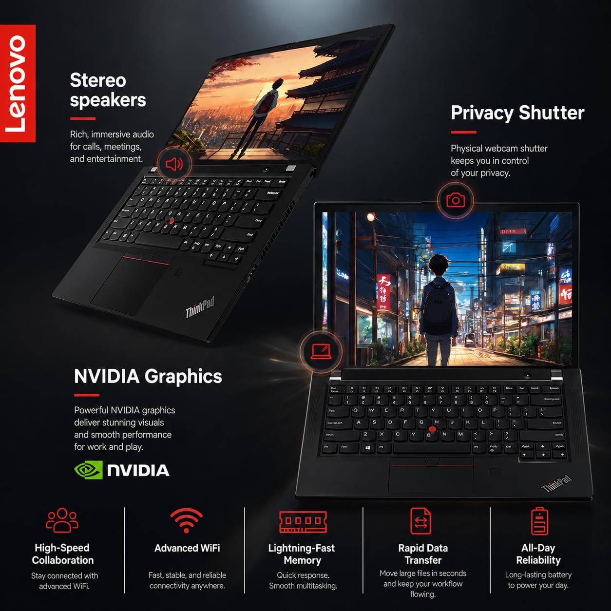 Lenovo ThinkPad P14s Mobile Workstation Laptop, Display IPS FHD da 14 pollici, Intel Core i5-1135G7, 16 GB di RAM DDR4 | SSD PCIe da 256 GB, NVIDIA Quadro T500, lettore di impronte digitali, tastiera