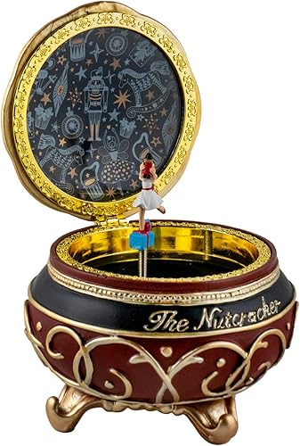 Miniatura 2 de The San Francisco Music Box Company Caja de baratijas musical de cascanueces