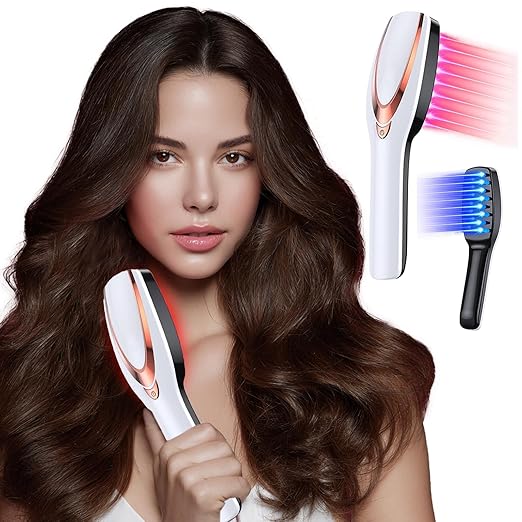 Laser Therapy Hair Growth Comb,Laser Comb, low level laser therapy device, promote hair growth.