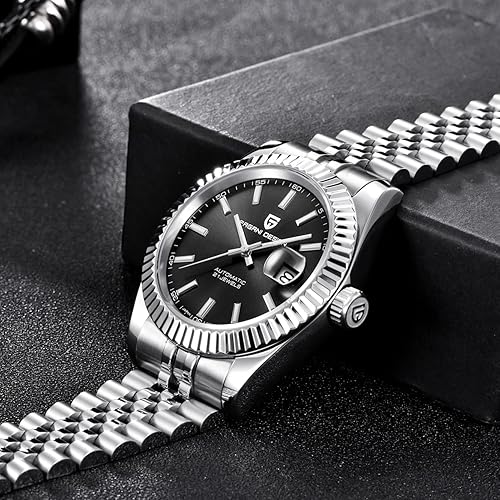 Miniatura 6 de Pagani Design Men's Automatic Watch Japan NH35 Automatic Movement, 42mm Sapphire Crystal 316L Stainless Steel Homage Watch, 100M Water Resistant