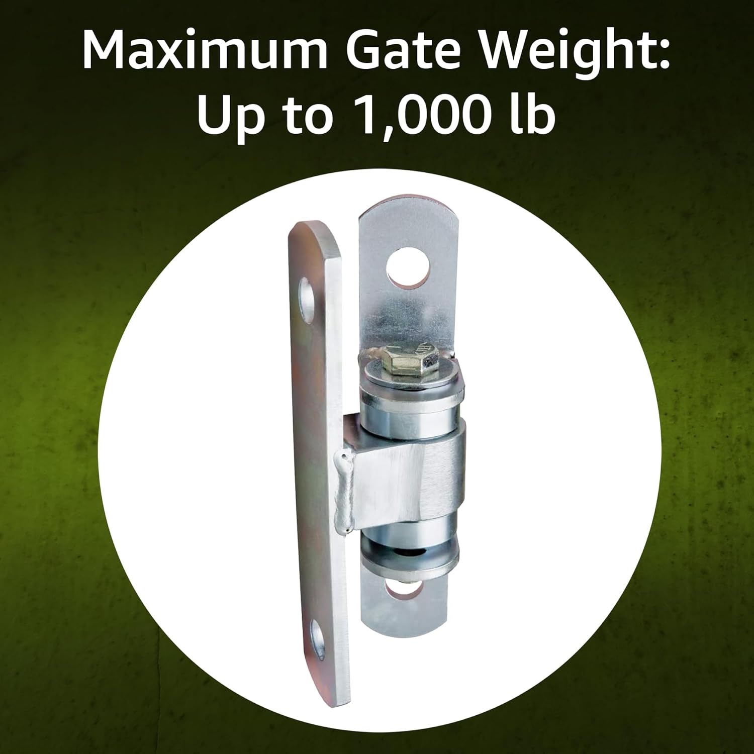 D&D Technologies CI3700 Shut It Original Bolt-On Heavy Duty Industrial Metal Gate Hinge, Bolt onto The Gate (Sold as a Single Hinge)