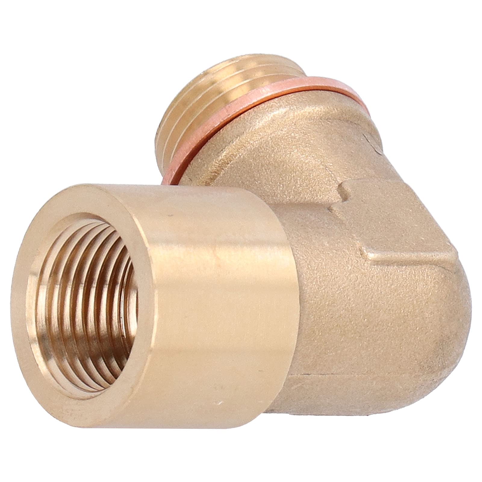 Adapter Czujnika Tlenu Akozon, Uniwersalny Przedłużacz Czujnika Tlenu M18x1.5 90 Stopni Kątowy Przedłużacz Czujnika Tlenu Adapter Dystansowy do Samochodu
