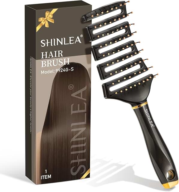 SHINLEA Cepillo Pelo, Cepillo Pelo Antitirones niños y adultos, exclusivas de flexión ultra suaves Peine Antitirones-Apto para todo tipo de peinados