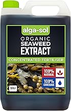 ALGA-SOL Cold Press Concentrate Seaweed Extract Ascophyllum Seaweed Extract 5Ltr Biostimulant Fertiliser Fertilizer Seaweed Plant Feed Organic Fertiliser Fertilizer