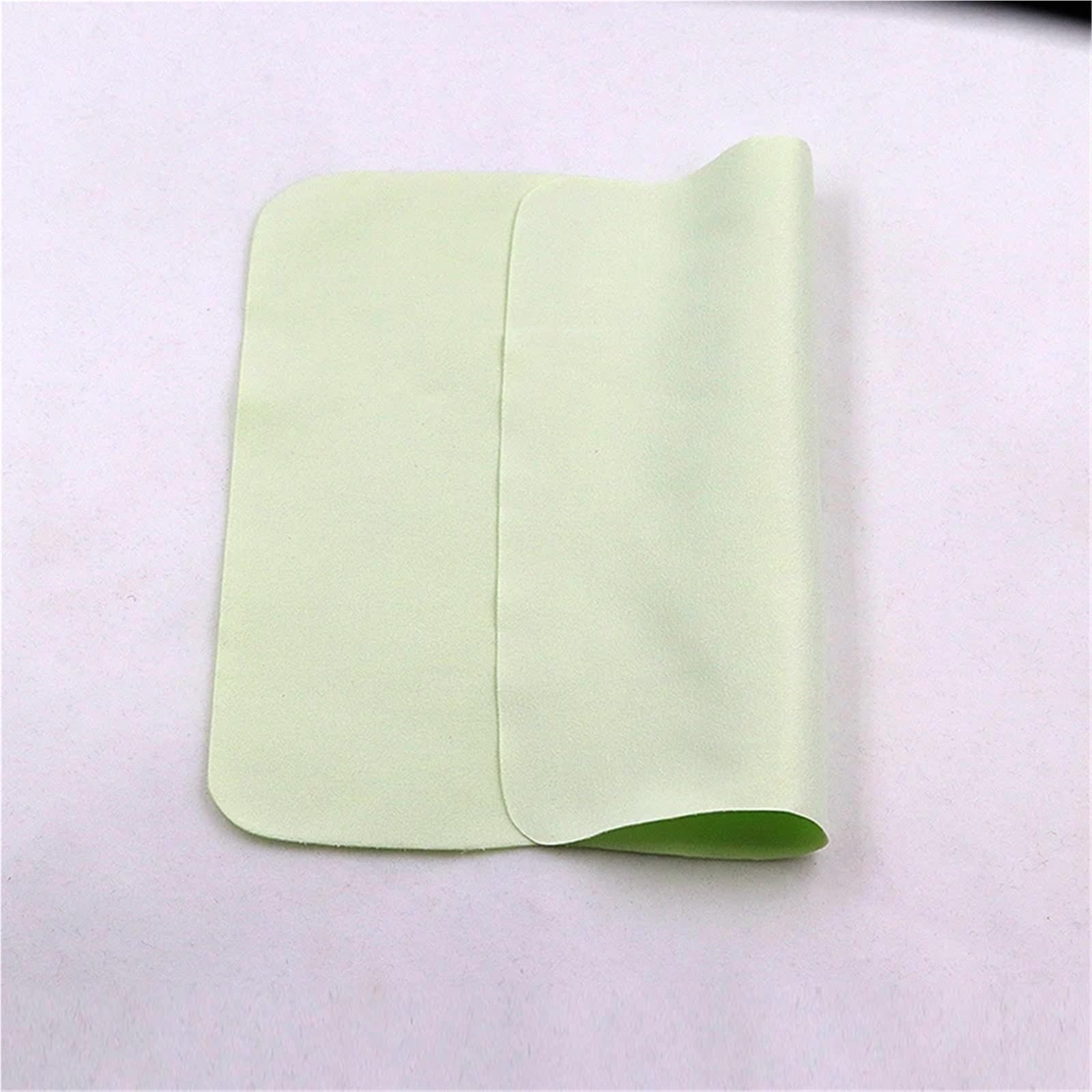 50 paños de limpieza de microfibra para gafas, toallitas de gamuza suave para lentes y pantalla de teléfono, herramientas de limpieza premium para un brillo sin rayas