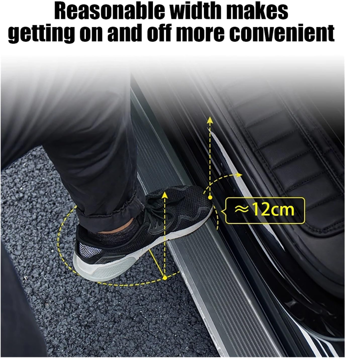Side Step Pedal Bar Running Board Compatible with VW VW Tiguan 2018-2023