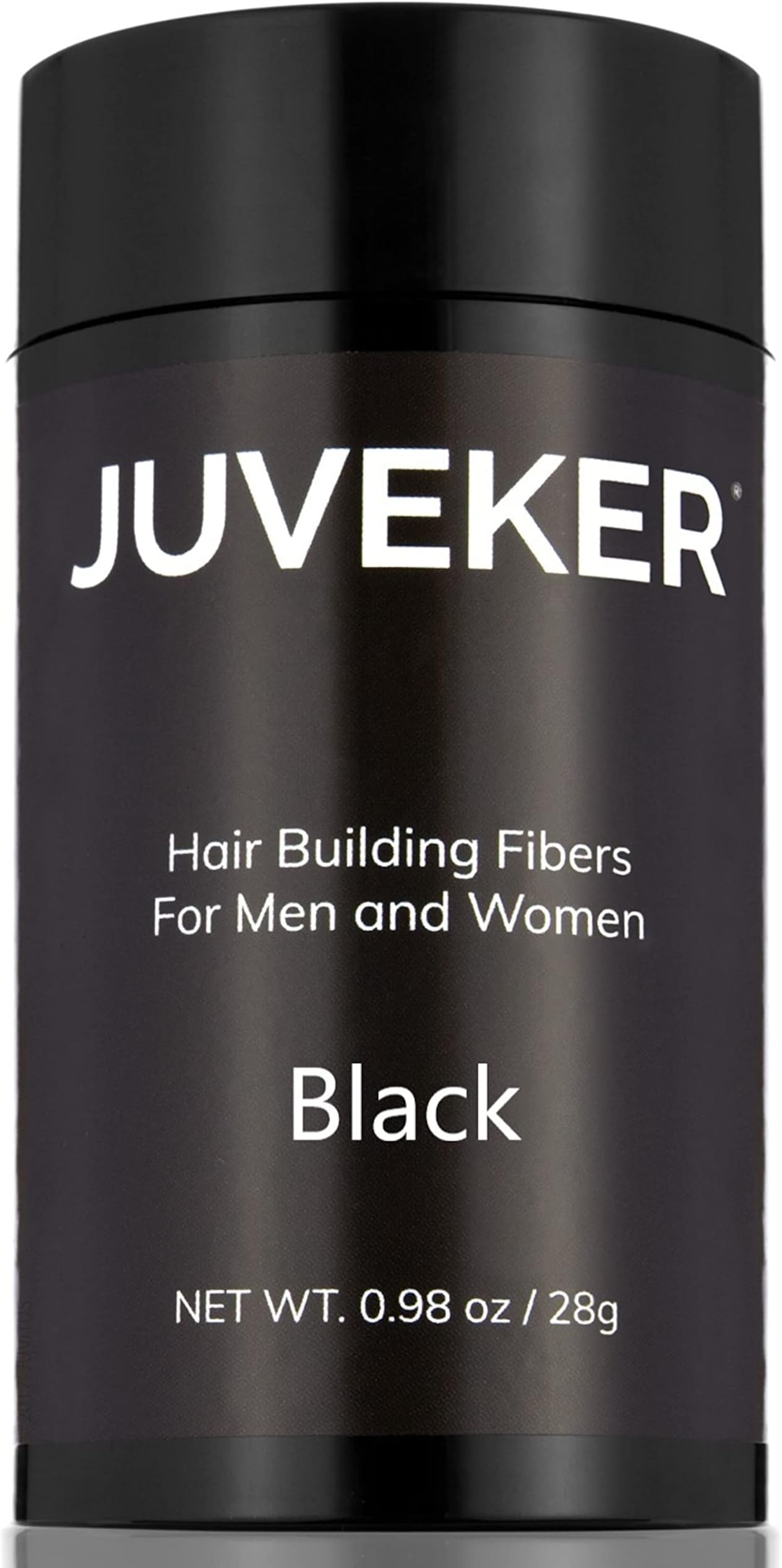 (Black) Hair Building Fibers Instantly Conceal Thinning Hair and Bald Spots for Men & Women (Large 28 Grams Bottle) - Undetectable, Washes Away, For All Hair Types, No Animal Byproducts