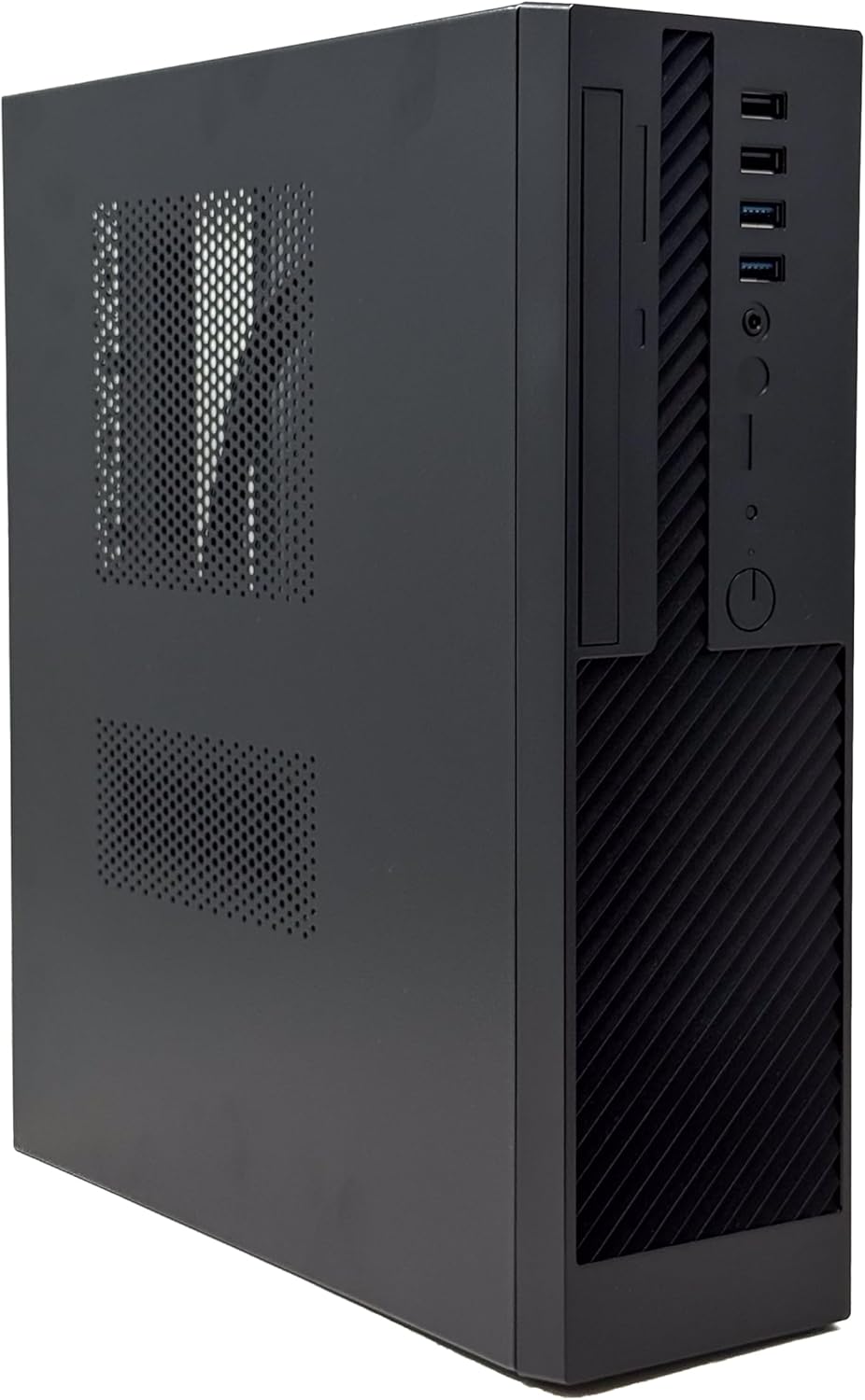 InWin Micro-ATX Desktop case, 9L Compact Size, Pre-Installed Standard TFX 450W 80+Platinum Power Supply and 80mm Fan x 1 (CK722.KF450P)