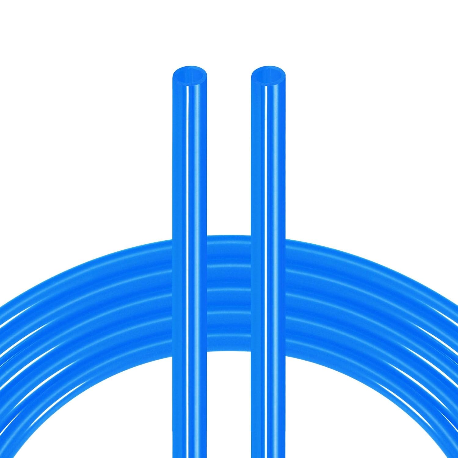 uxcell Pneumatic Tubing, Air Compressor Tube Hose PU Air Line Hose 4mm ID x 6mm OD x 7.7m/25.2Ft Blue