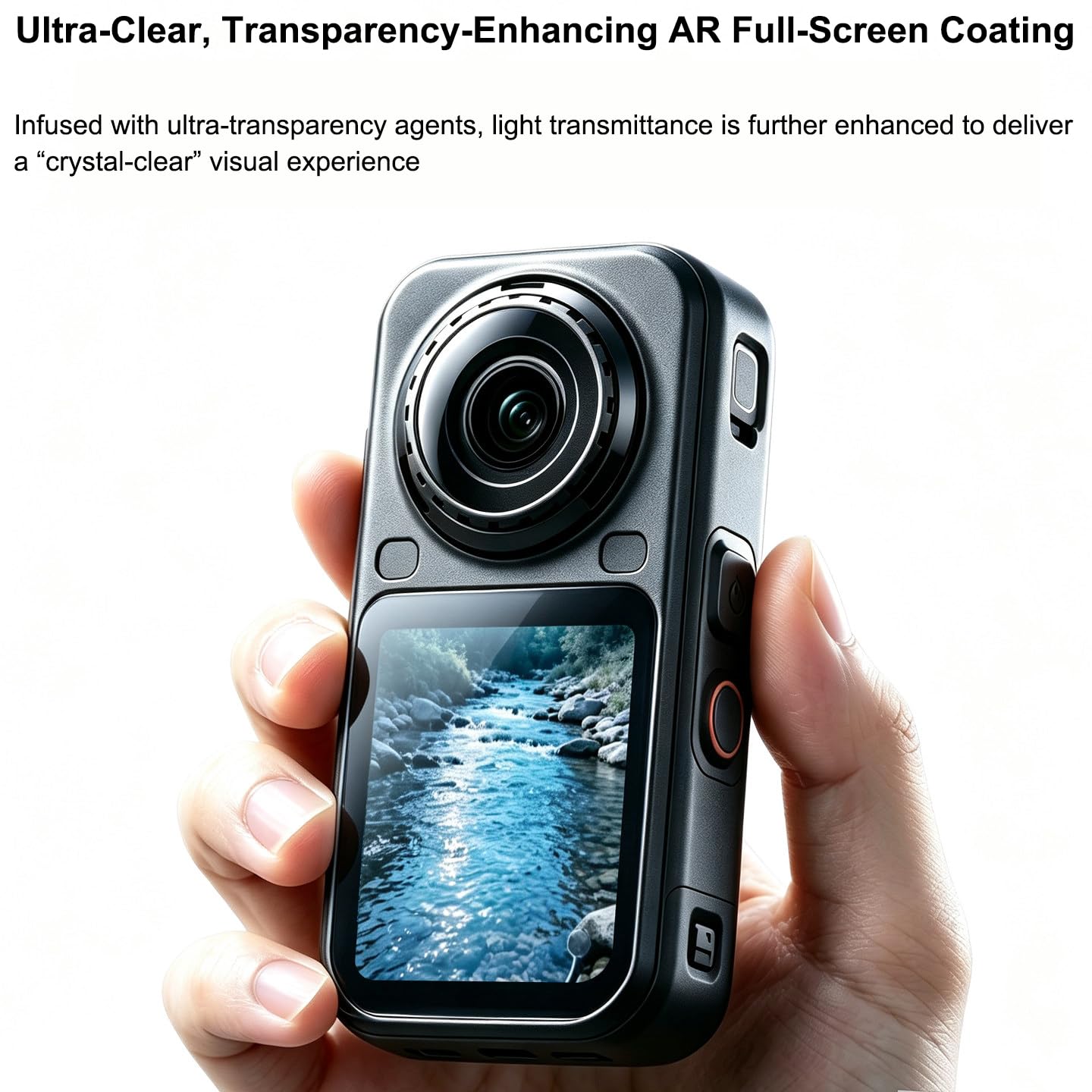 Jaula de metal para Insta 360 X6 Utility con 2 unidades de accesorios de protección de lente de vidrio óptico, antiarañazos, protector de lente antivaho, soporte de jaula de metal para cámara Insta