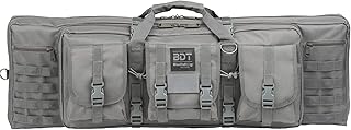 Bulldog Cases Deluxe Single Tactical Rifle Case Seal Gray 36 in.