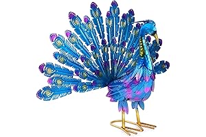 Exquisite Peacock Statue for Home Decor: An Oasis of Grace and Beauty