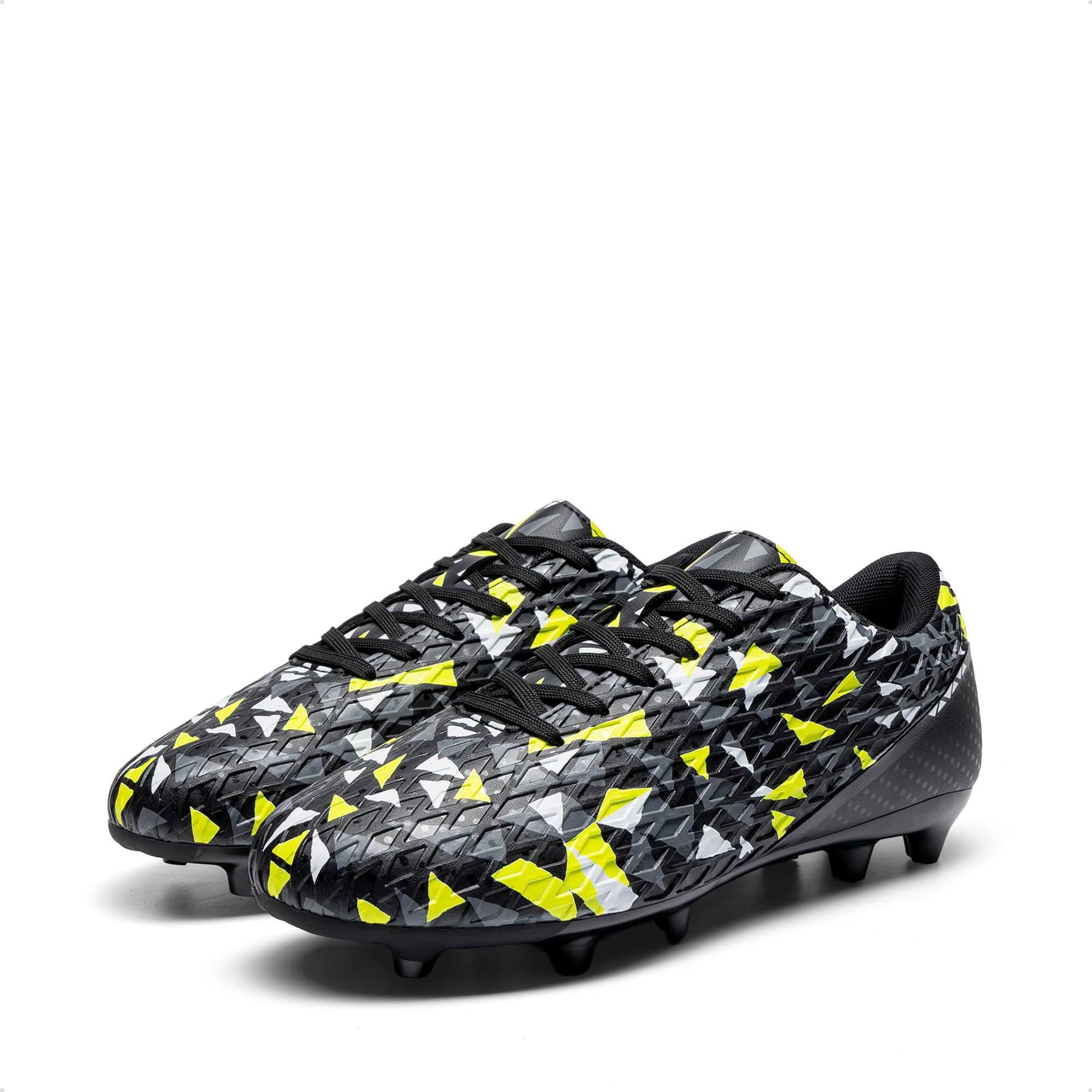 DREAM PAIRS Tacos de fútbol para hombre con tacos de fútbol FG/AG para entrenamiento profesional al aire libre ligeros zapatos de fútbol