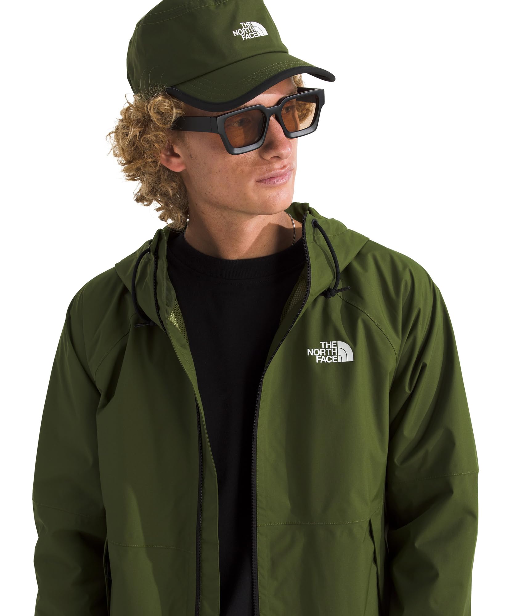 The North Face - Chaqueta con Capucha Impermeable Antora para Hombre - Impermeable, Cortavientos, Transpirable - Tejido DryVent - Materiales Reciclados