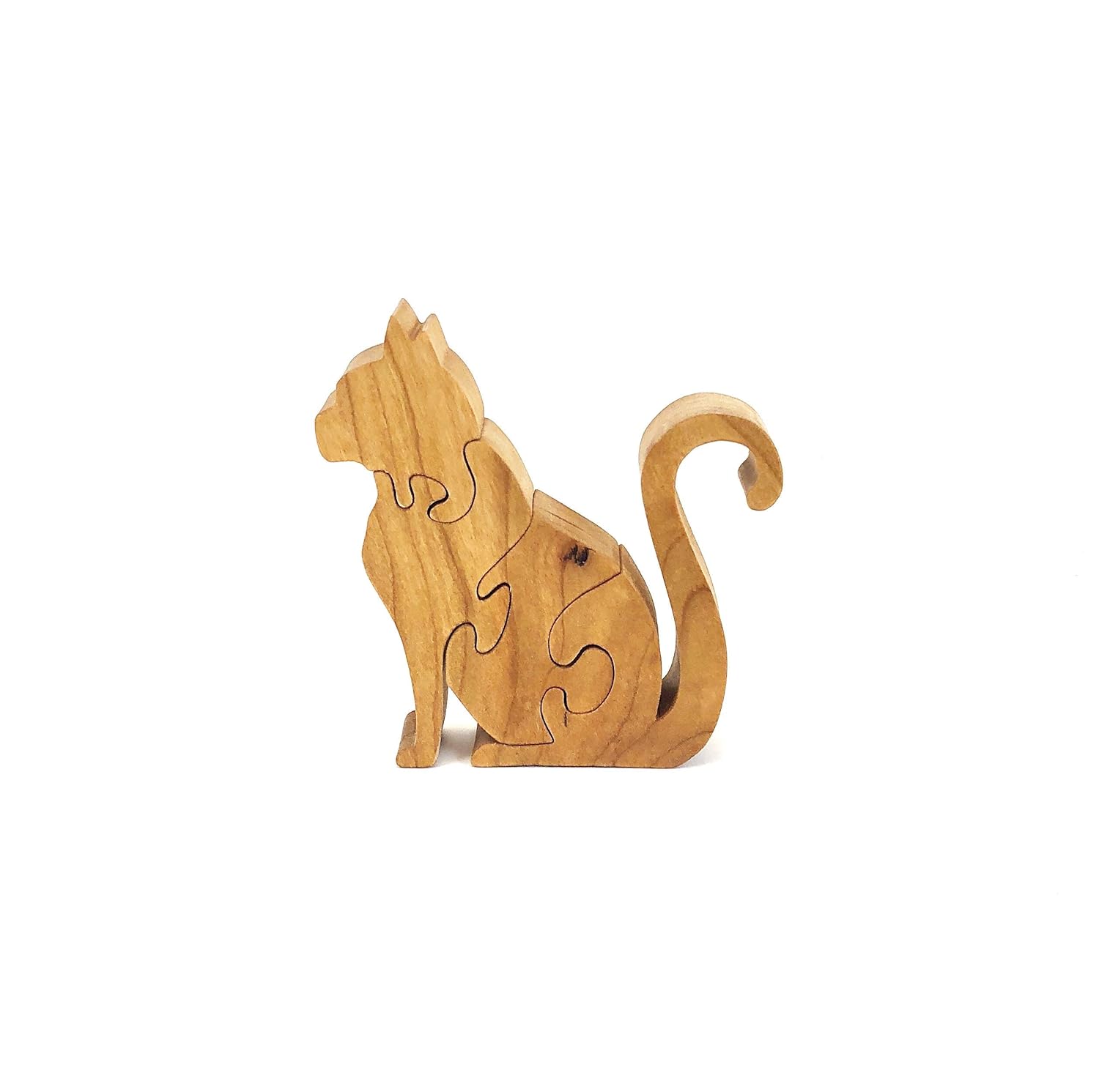 Amazon.com: Wooden Cat Puzzle 