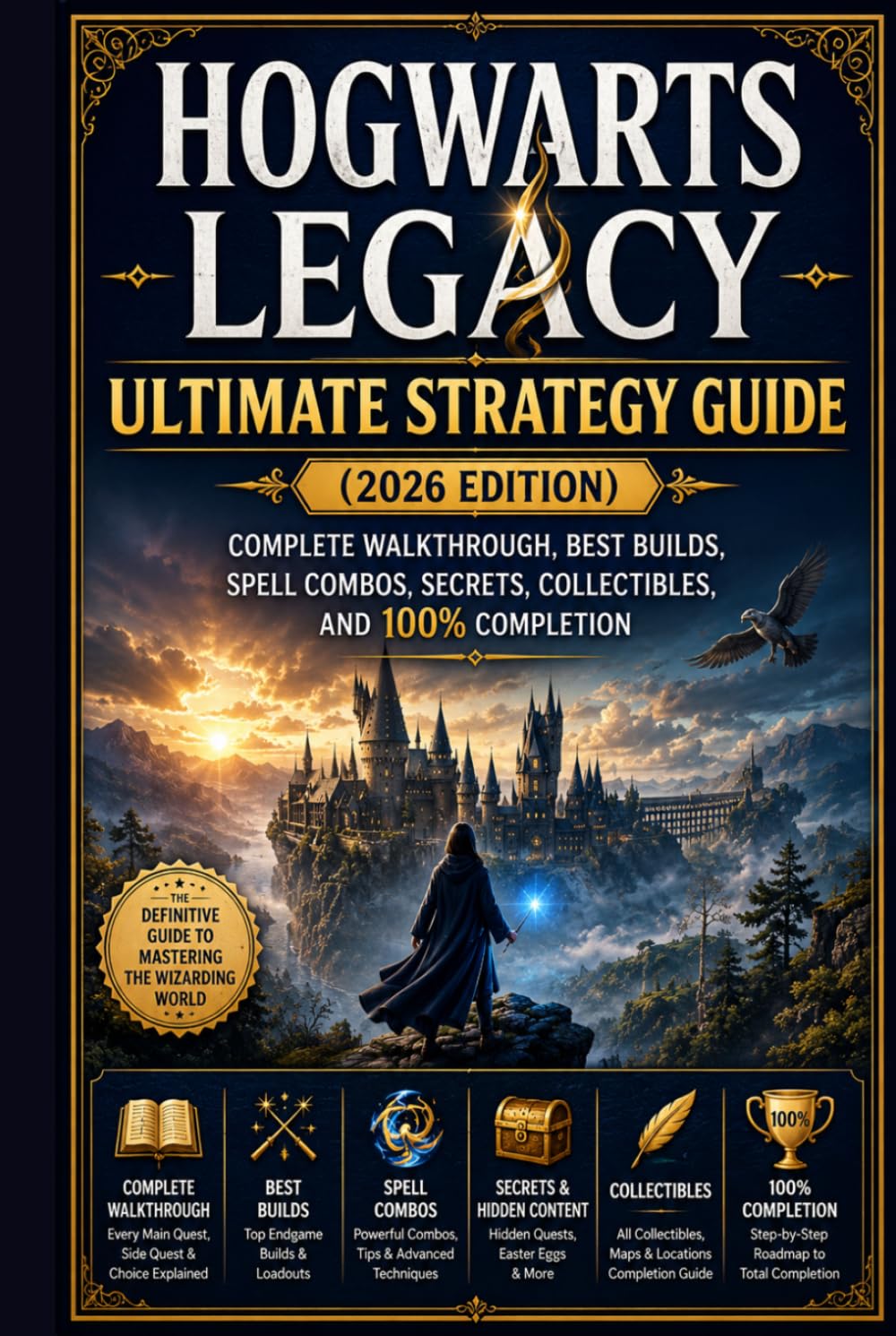 Hogwarts Legacy Ultimate Strategy Guide (2026 Edition): Complete Walkthrough, Best Builds, Spell Combos, Secrets, Collectibles, and 100% Completion