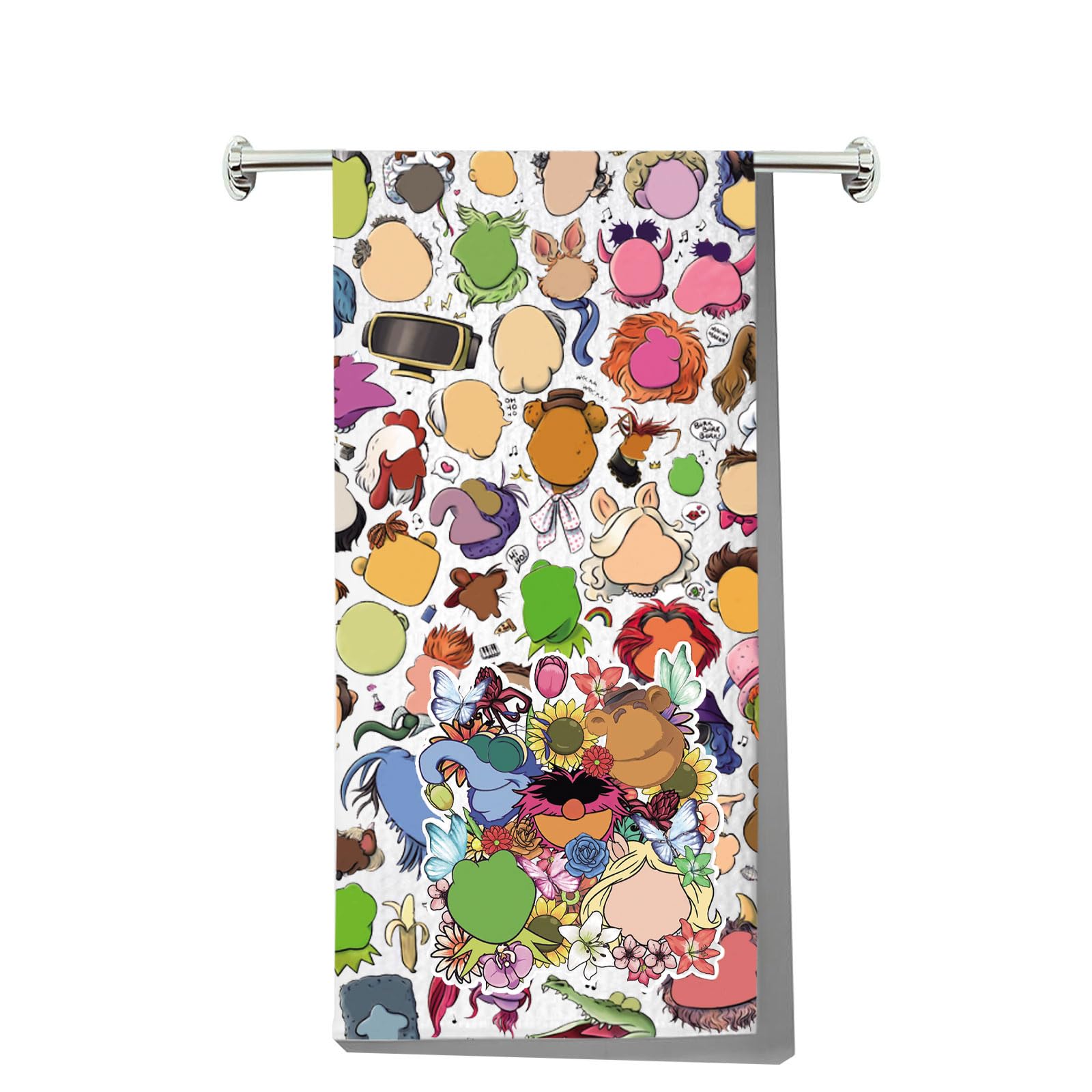 Torchon de cuisine imprimé Piggy KT haute absorption motif Muppets