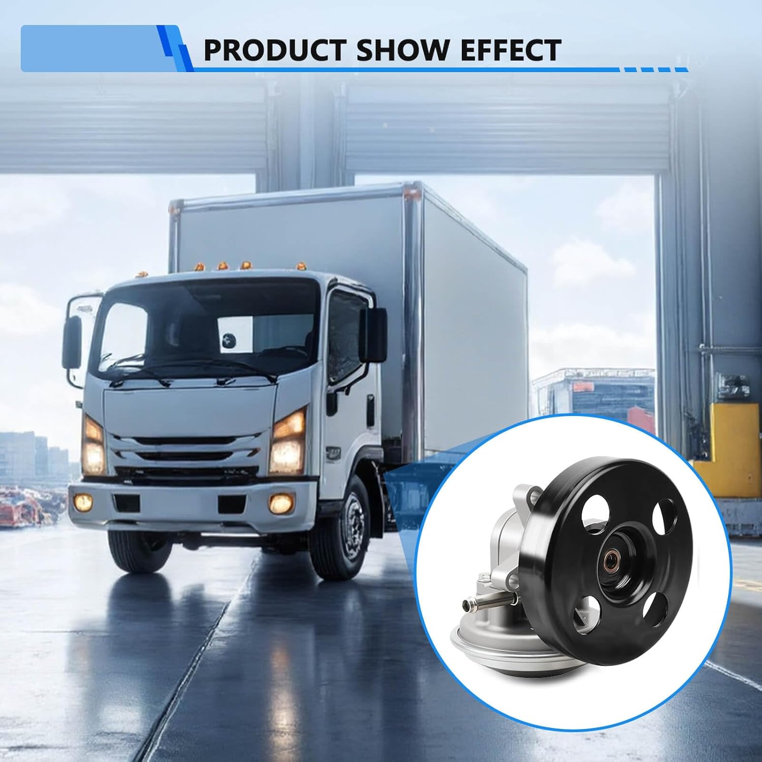 RAMATA 904-862 8972410351 97241035 Vacuum Pump with Pulley Compatible with 1995-2020 Isuzu NPR-HD NPR L96 LQ4 LY6 L31 L05 3.0L 3.9L 4.8L 5.2L 5.7L 6.0L Gas V8 L4, Replace 904 862, 8-97241-035-1
