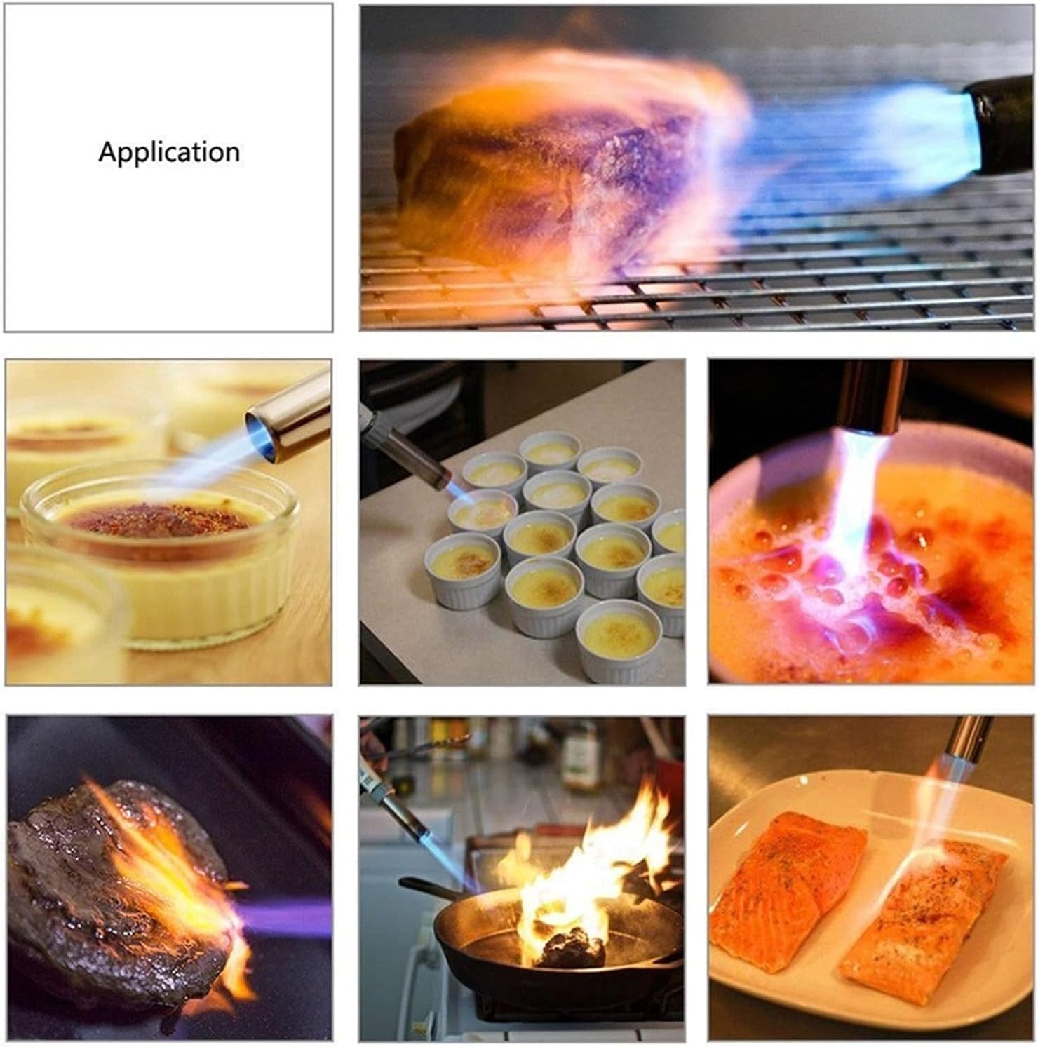 Burner Welding Gas Torch Airbrush Flame Gun Blowtorch Cooking Soldering Butane Autoignition Lighter Heating Welding Jet Flame