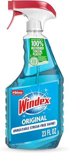 Windex Glass & Window Cleaner Spray Bottle, Original, 23 oz