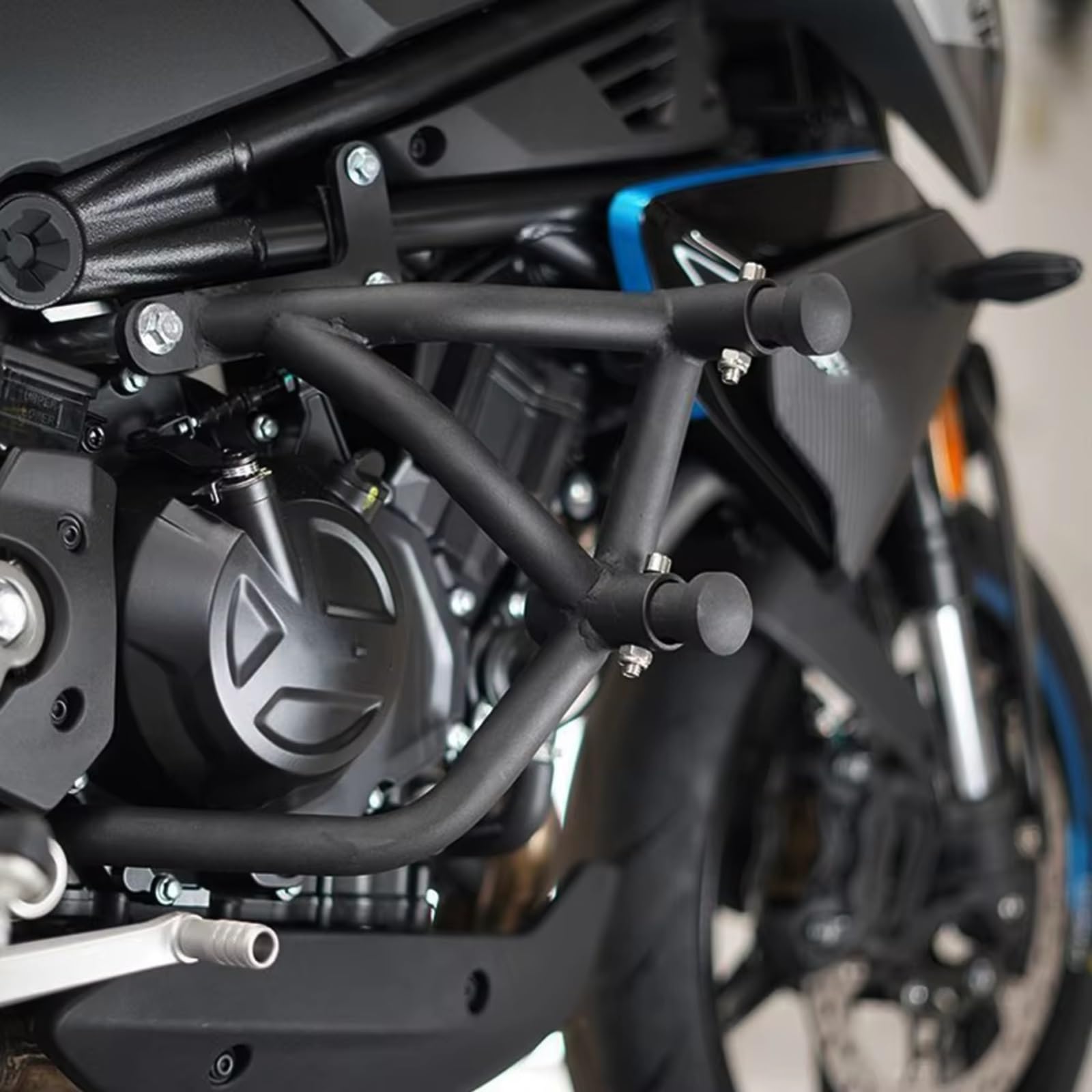 Paraurti Compatibile Con CfMoto Per 450Nk 2023-2025 Protezione Motore Doppia Per Protezione Paraurti Testa Molla Crash Bar