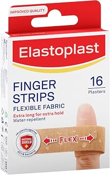 Elastoplast Finger Strip Plasters, 16 Plasters