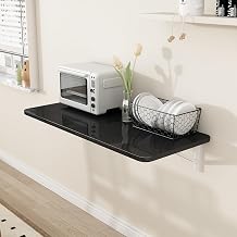 Wall Mounted Laundry Room Folding Table,Fold Down Desk for Small Spaces |Office|Study|Work Bench|Kitchen Dining Restaurant| Home Bar | Waterproof Easy to Install and Clean39.4 x19.7