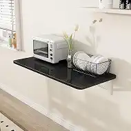 Wall Mounted Laundry Room Folding Table，Fold Down Desk for Small Spaces |Office|Study|Work Bench|Kitchen Dining Restaurant| Home Bar | Waterproof Easy to Install and Clean39.4 x19.7