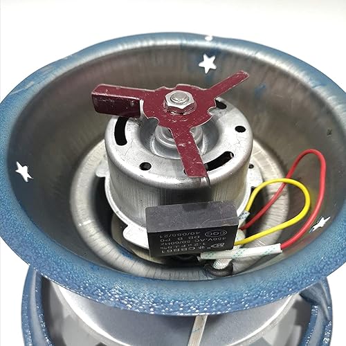 Miniatura 5 de Ventilador de chimenea de techo, ventilador inducido por evacuador de humo inducido, material de hierro de cerdo no es fácil de oxidar, ventilador