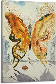Salvador Dali Famous Art poster Venus Butterfly (1947) Posters Wall Art Painting Canvas Gift Living Room Prints Bedroom Decor Poster Artworks 20x30inch(50x75cm)