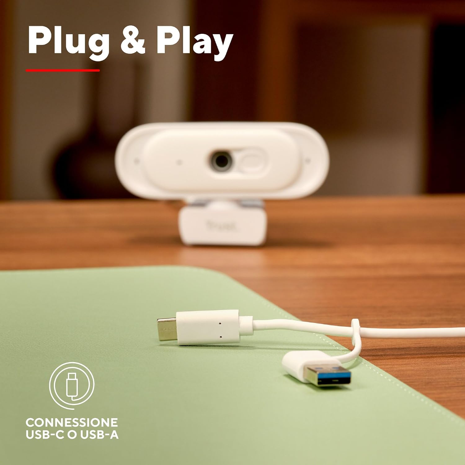 Ovala 2K QHD Webcam PC con Microfono - Webcam - Immagine 4