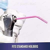 Vista 6 de 250 puntas de jeringa de agua de aire dental arcoíris, boquillas de pulverización desechables, 1 bolsa