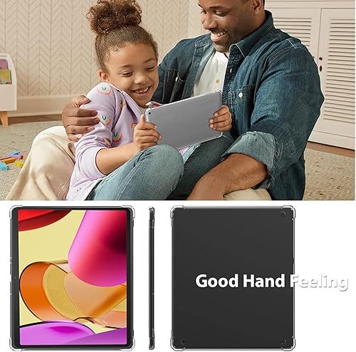 Miniatura 5 de Zeking Funda para tablet Tienda Fire Max 11, esquinas reforzadas transparentes transparentes de poliuretano termoplástico (TPU) para tableta Tienda