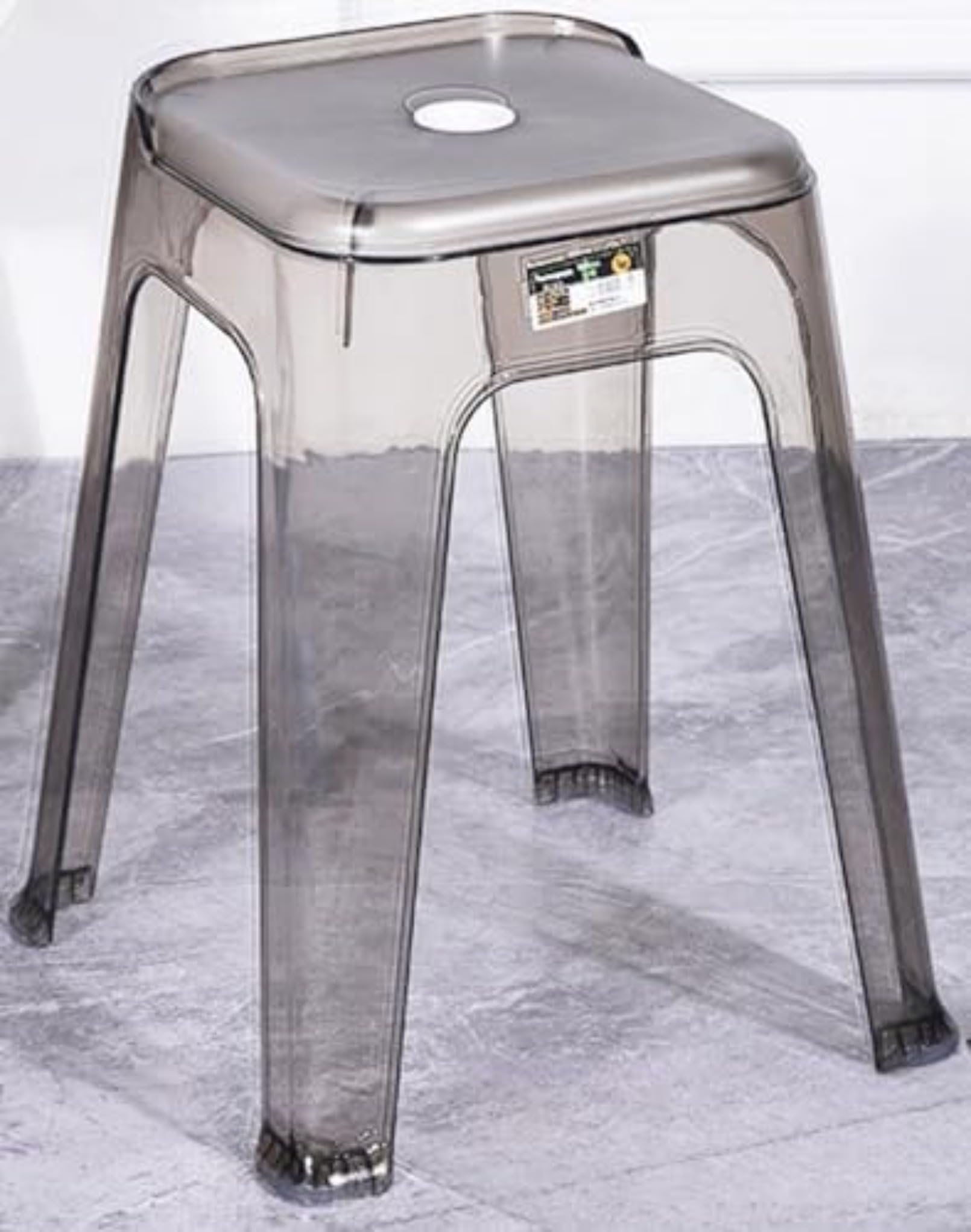 アクリル製 バスチェア（風呂椅子・介護用品）背もたれなし設計 コンパクト｜抗菌・防カビ・撥水 滑り止め足付き｜浴室・シャワー時に最適 バスチェア通販｜  抗菌&防カビのバスチェア – バスグッズ専門店公式通販｜お風呂のソムリエSHOP！ バスチェア＆ 風呂椅子 バス ... バスチェア アクリル風呂椅子 バススツールお 風呂椅子 高い48cm 介護用品 バスチェア シャワー チェア背もたれなし 抗菌 防カ