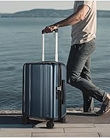 Amazon.com | Carry On Luggage 22x14x9 Airline Approved, L2 100% PC