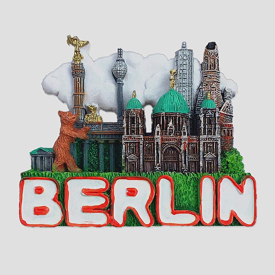 Muyu Magnet Souvenir 3D Berlin Germany fridge ,Home & kitchen decoration Berlin refrigerator