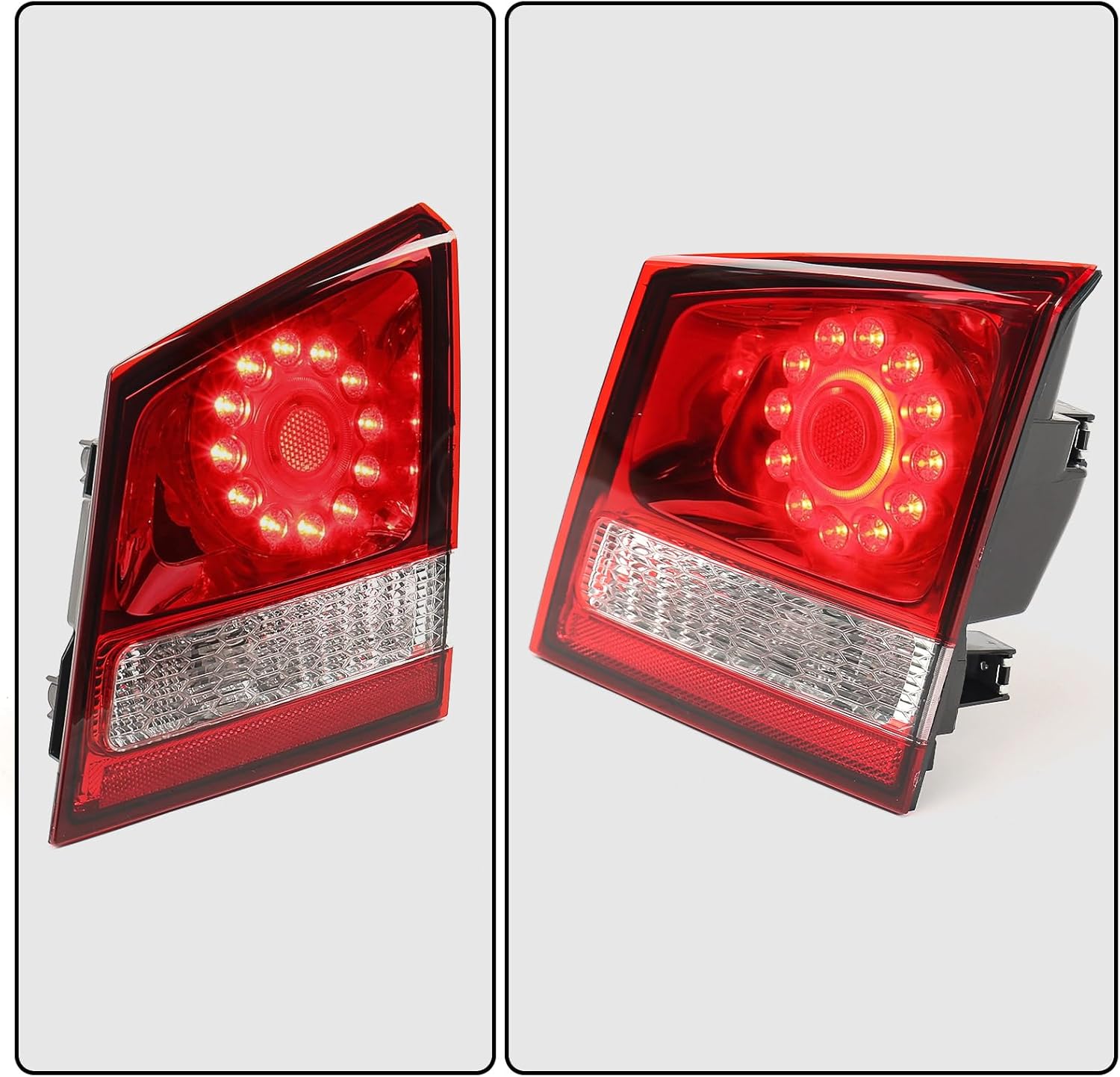 FIONE LED Tail Light Compatible with Dodge Journey 2011-2020 LH Inner LED Type Taillight Rear Brake Lamp‎ ‎68078516AD 68078516AE Right Passenger Side